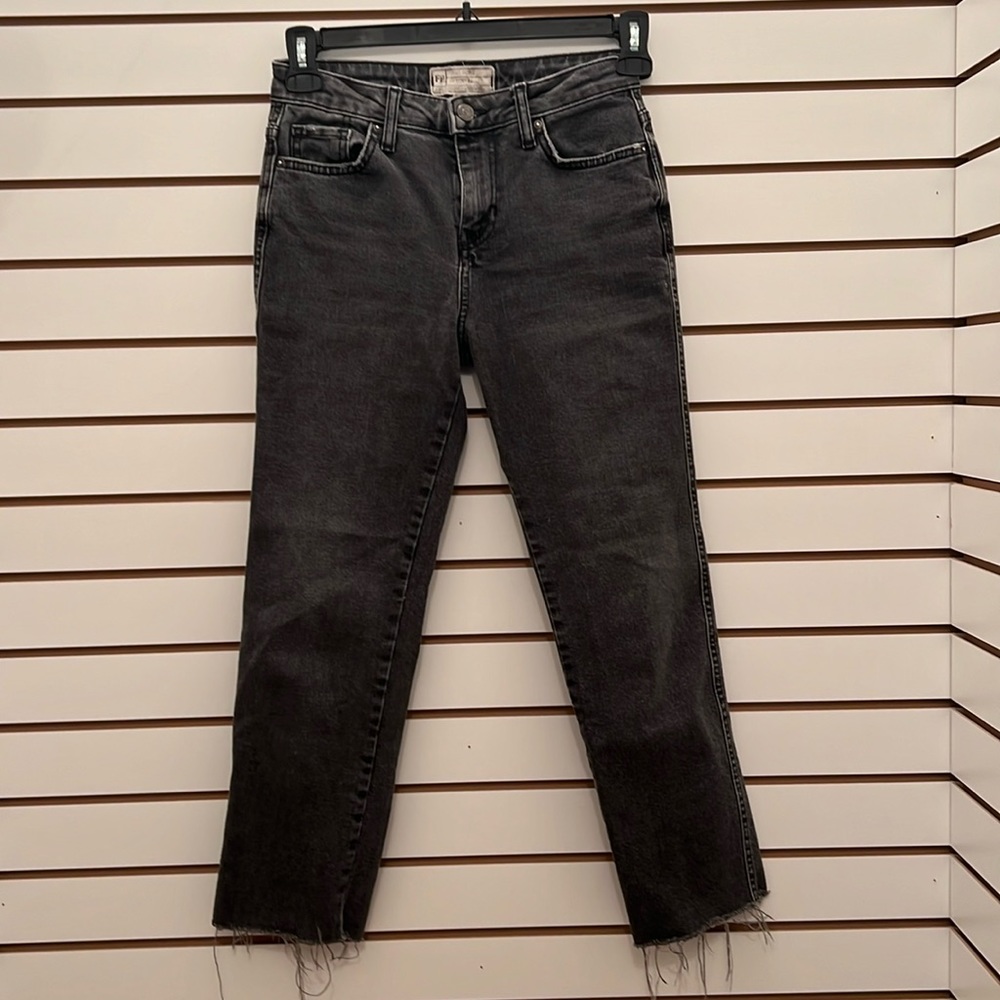 Free People Cropped black pants